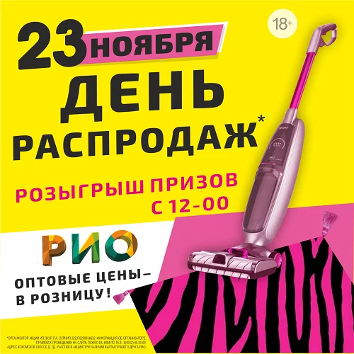 23 ноября 2025 - День распродаж в РИО