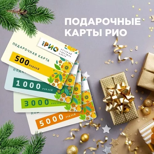 Сертификат на покупки в РИО!