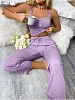 Женская пижама с брюками 83500 / фиолетовый №1