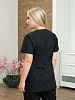 Костюм медицинский женский М-186 Тиси / черный №2