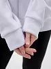 Толстовка на молнии из футера с начесом / Белый №9