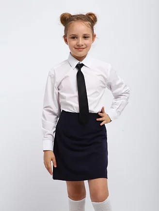 Детская школьная юбка "Ясмин" / синий