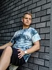 Мужская футболка оверсайз 88177 / серый №8