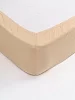 Простыня трикотажная на резинке Комфорт / Бежевый
