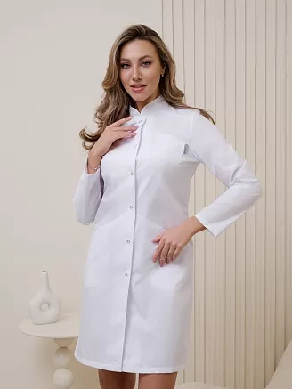 Халат медицинский женский М-013 Тиси / белый