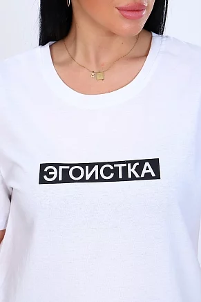 Женская футболка 11827 / белый