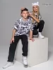 Детский костюм с брюками Daily men / черные шарики, черный макс