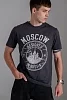 Мужская футболка 8503/1 / антрацит+Москва №6