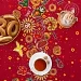 Скатерть рогожка / Конфетки-бараночки №4