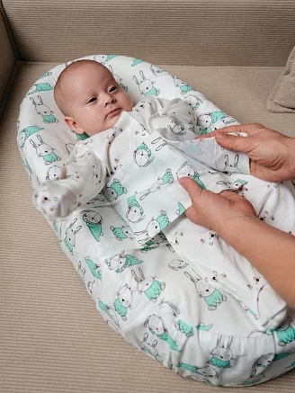 Подушка c эффектом памяти «Baby-Люлька» / зайчики