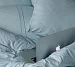 Постельное белье трикотаж с простыней / Васильковый №9