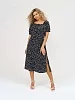 Женское платье мод.1489/4 / Черный