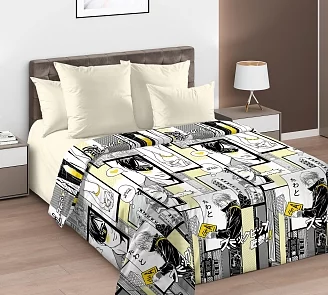 Постельное белье Comfy Simple перкаль / Кавай