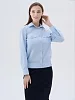 Женская рубашка форменная Полиция (длинный рукав) / Светло-голубой №3