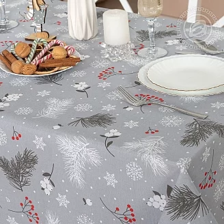 Скатерть рогожка / Зимний сон