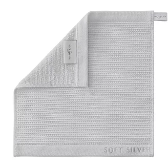Салфетка махровая "Soft Silver" / 30/30 Благородное серебро (коробка)