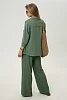 Женский костюм с брюками 14596 / зеленый №8