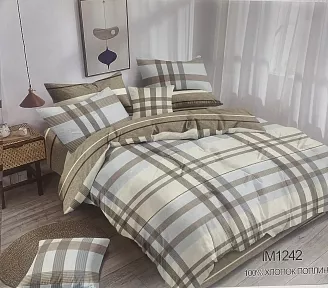 Постельное белье поплин / Расцветки в ассортименте
