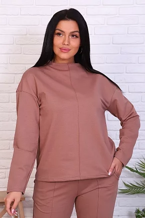 Женский костюм с брюками 17571 / песочный