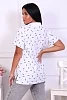 Женская футболка поло 6753 / белый №1