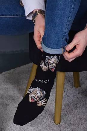 Носки мужские стандарт Гений / черный