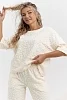 Женский костюм с брюками 37035 / молочный №18
