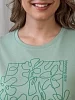 Костюм женский с шортами Сюрприз К-968 / зелёный №1