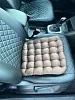 Подушка автомобильная на сиденье "АВТО-БИО" 40x40 / коричневая №2