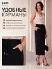 Женская юбка двухнитка / Черный №11