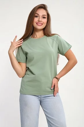 Женская футболка 85903 / оливковый