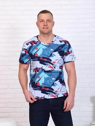 Мужская футболка Спирит / бирюза