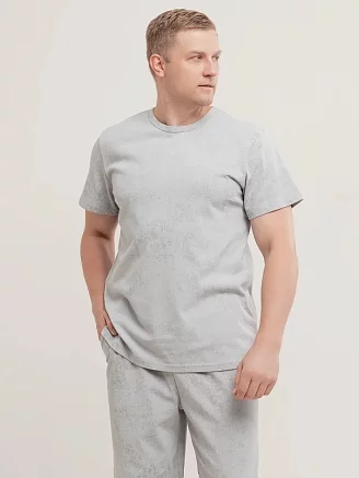 Мужская пижама "Туман" арт. мк1286с / Серый
