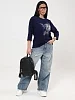 Женская футболка Фрактал / чернильный №5