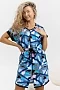 Халат женский 37019 / синий
