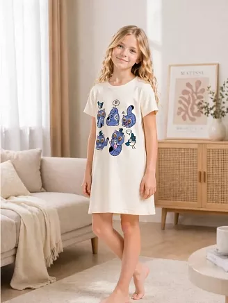 Детская сорочка "Тигрята" арт. дк373