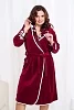 Халат женский 53514 / бордовый №9