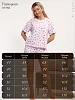 Женская пижама с шортами Линда / Сиреневый №5