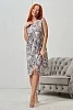Женский халат 21618 / бежевый