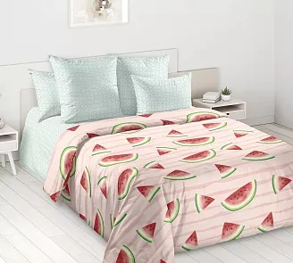 Постельное белье Comfy Simple перкаль / Арбузы 1