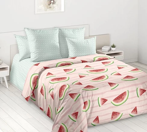 Постельное белье Comfy Simple перкаль / Арбузы 1