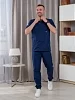 Костюм медицинский мужской М-173 Тиси / черника №7