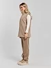 Женская толстовка-жилетка Блик-3 / бежевый №13