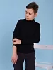 Детская водолазка из кулирки / черный №6