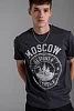 Мужская футболка 8503/1 / антрацит+Москва №13