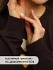 Женский свитшот оверсайз С18 / Коричневый (сердца) №8