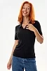 Женская футболка вязаная Поло Ч Арт. 10518 №2