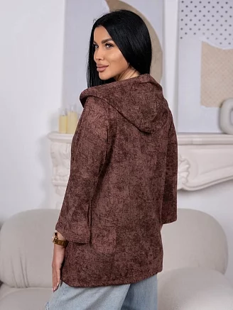 Женская рубашка мод.2176/5 / Коричневый