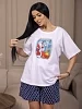 Женская пижама с шортами мод.2296/1 / Белый №3