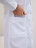 Халат медицинский женский М-051 Тиси / белый/серый №1