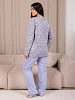 Женская пижама с брюками мод.1759/15 / Серый №4